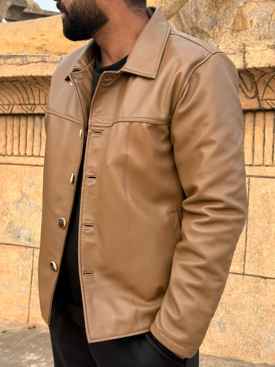 The Tan Leather Jacket