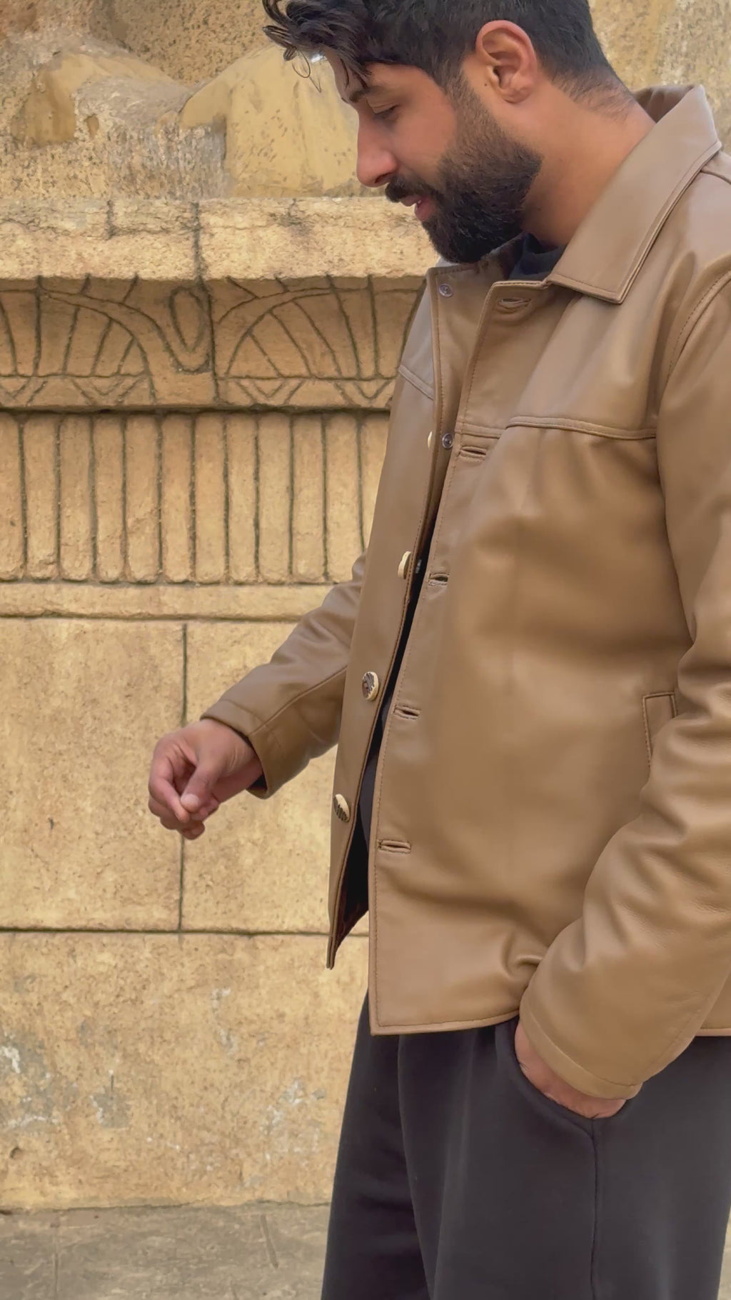 The Tan Leather Jacket